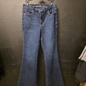 American Eagle Outfitters Dark Blue Flare Jeans